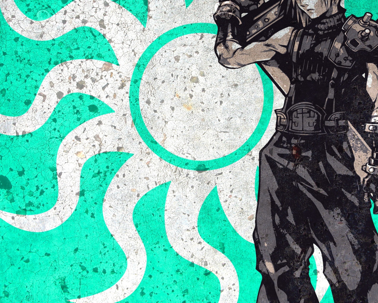 Солдат из игры Cloud Strife