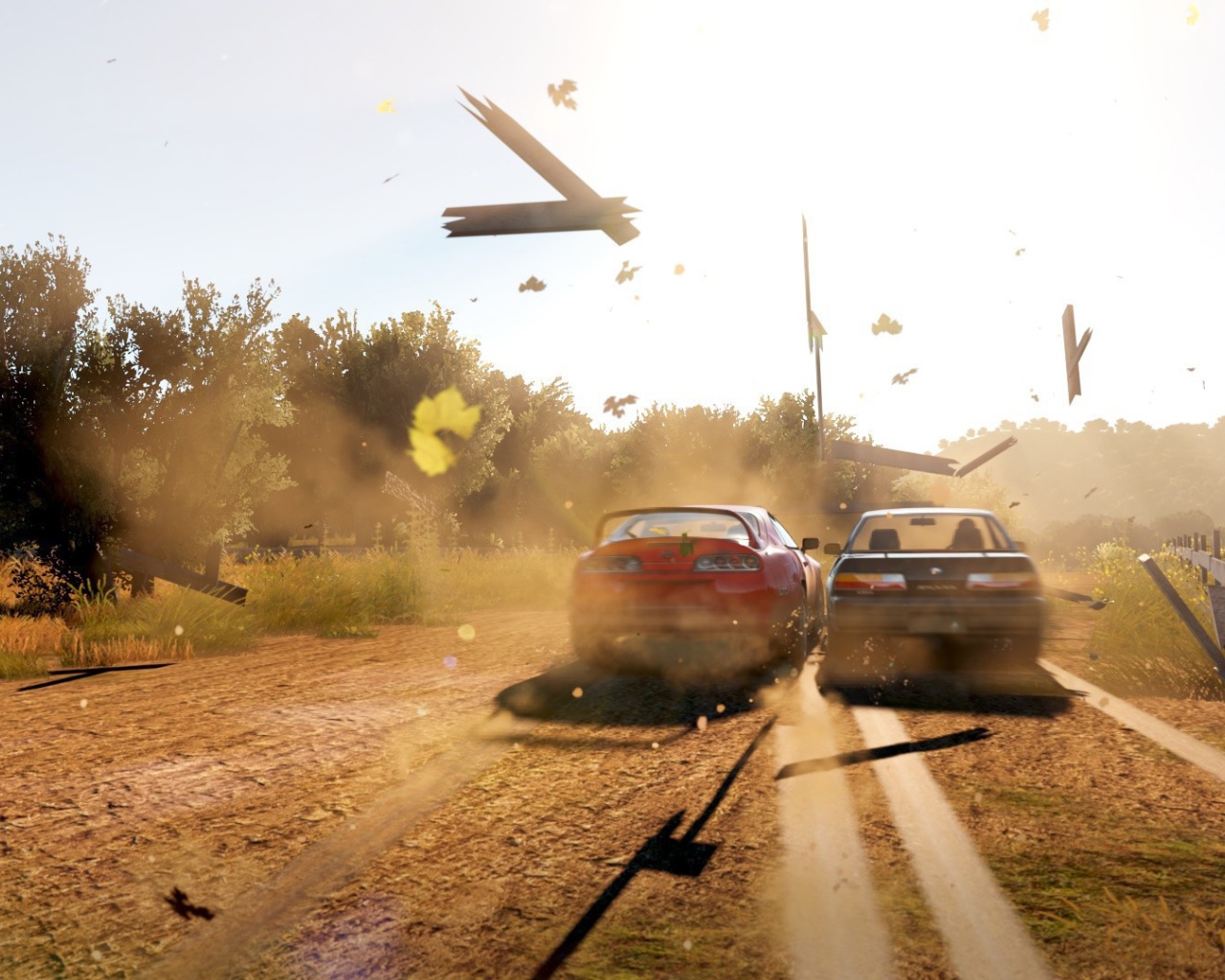 Авария в игре Forza Horizon