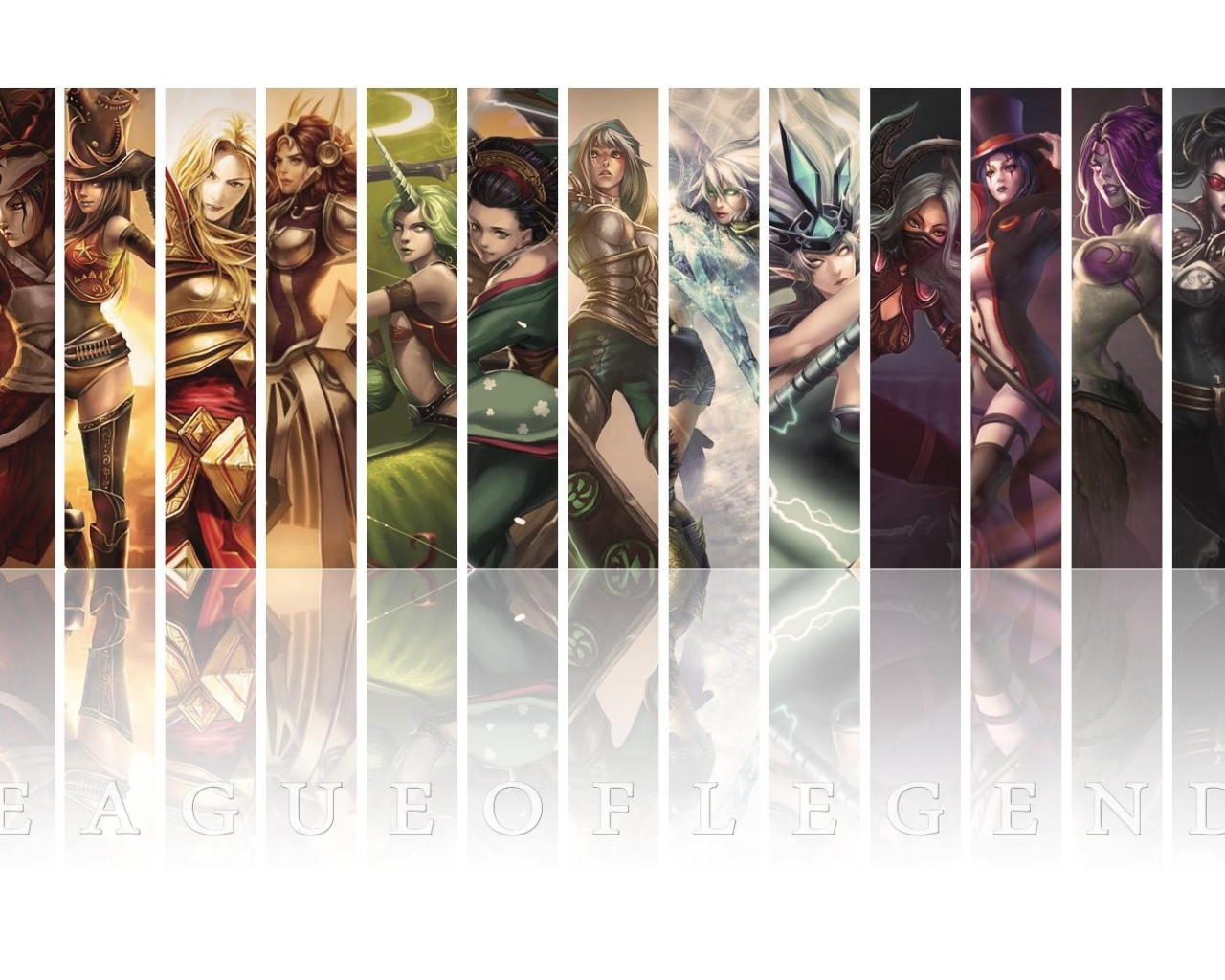 Все персонажи игры Лига легенд