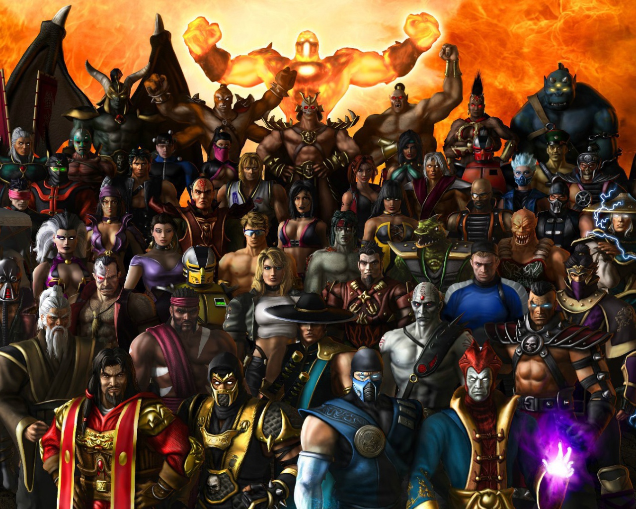 Все персонажи игры Mortal Kombat