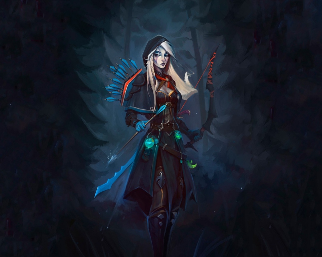 Лучница в игре Dota 2