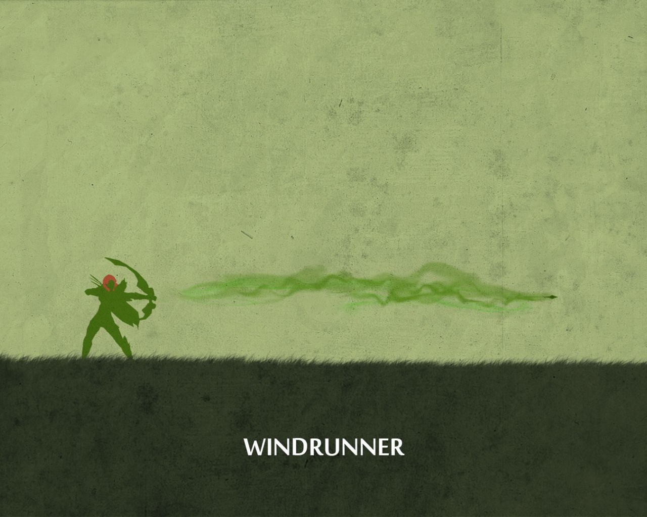 Лучник Windrunner из игры Дота