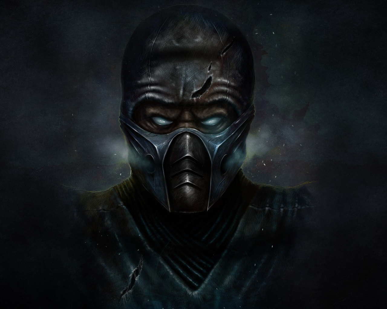 Потрепанный герой игры Mortal Kombat