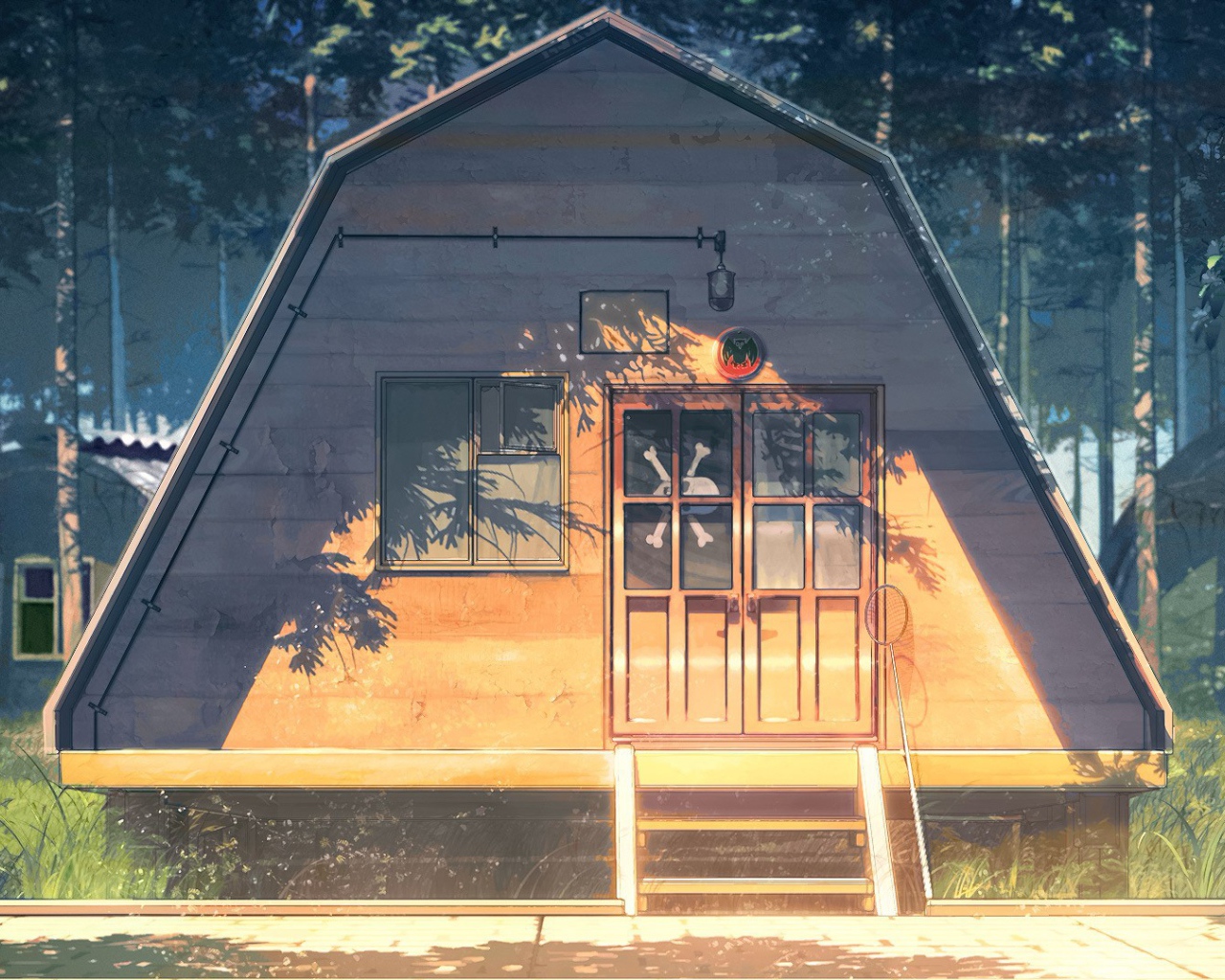 Пляжный домик в игре Бесконечное лето