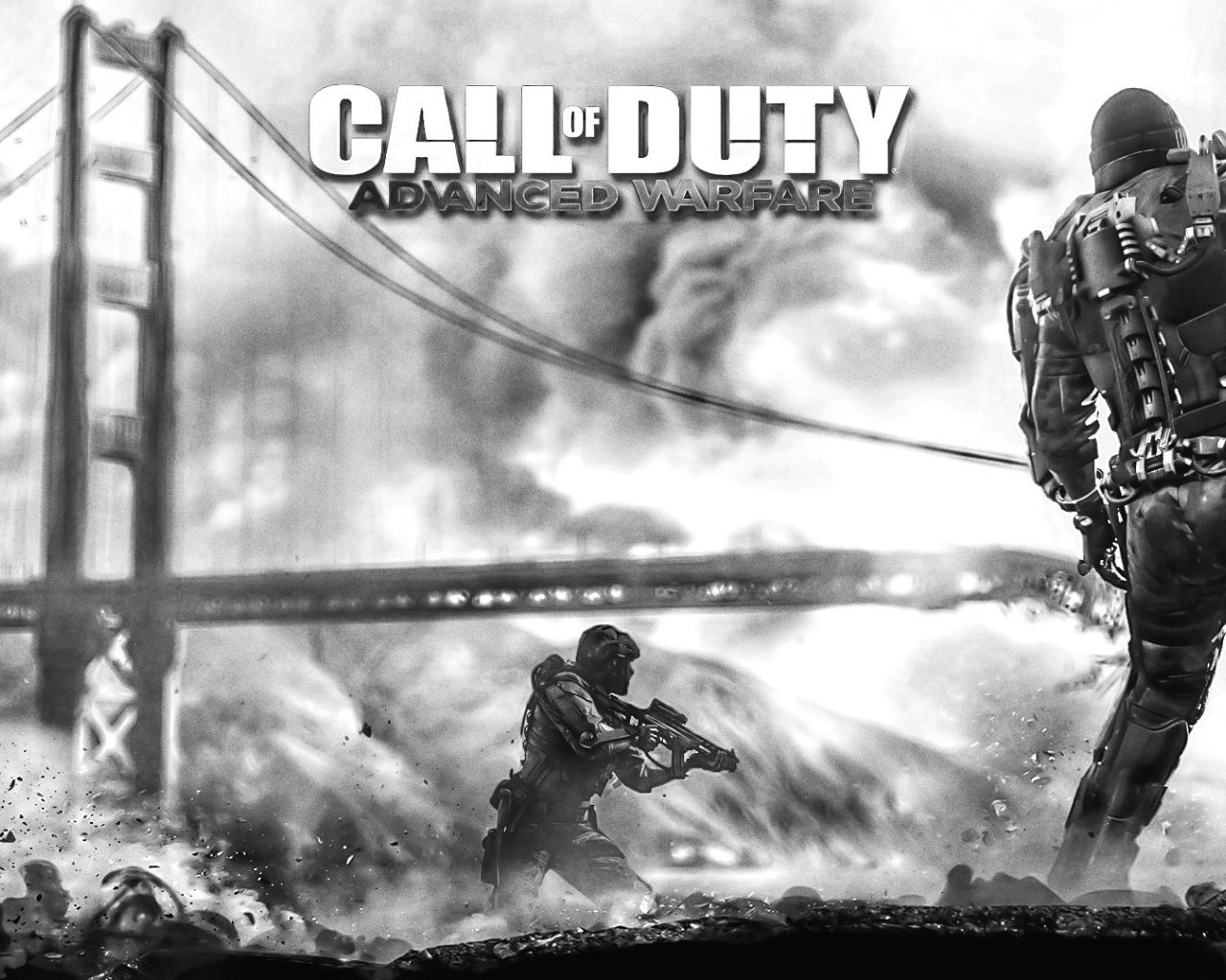 Красивая игра Call of Duty Advanced Warfare