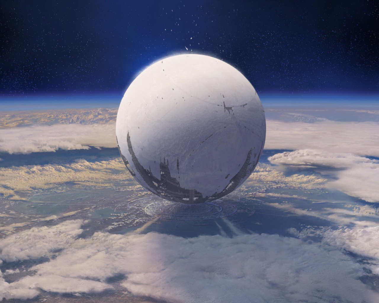 Шар над планетой, игра Destiny