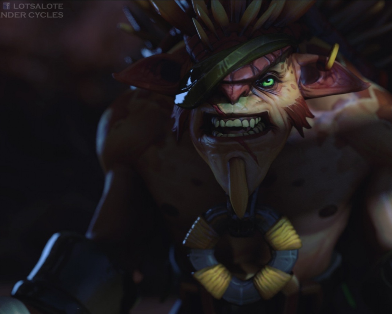 Бристербак из игры Dota 2