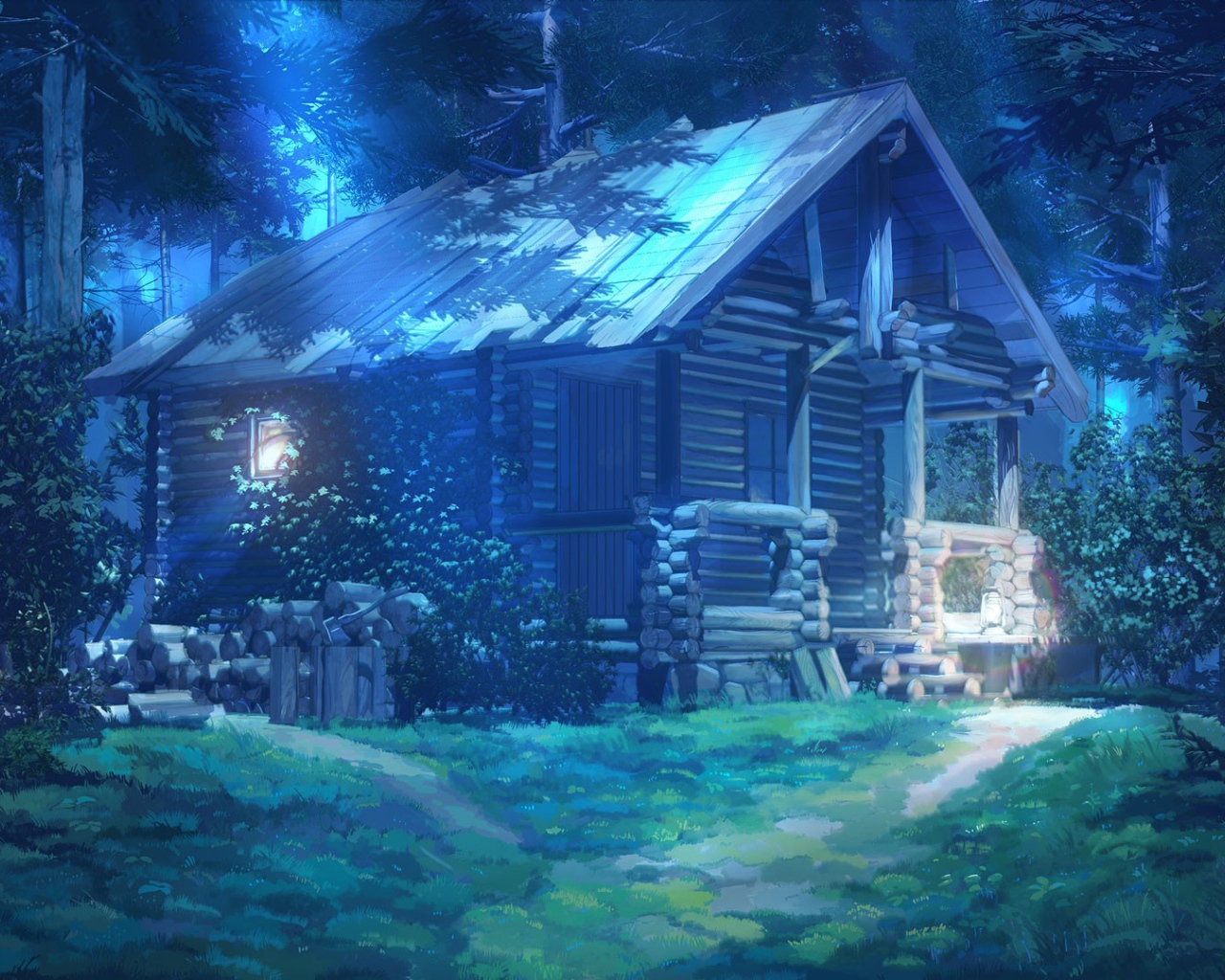 Изба в игре Бесконечное лето