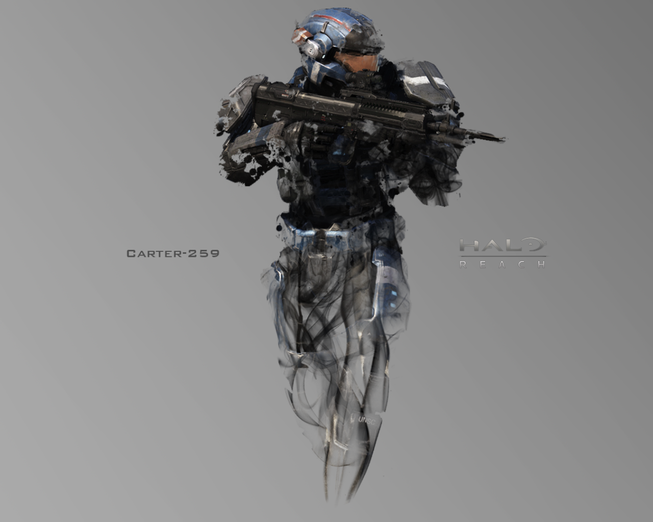 Воин Картер 259 из игры Хало