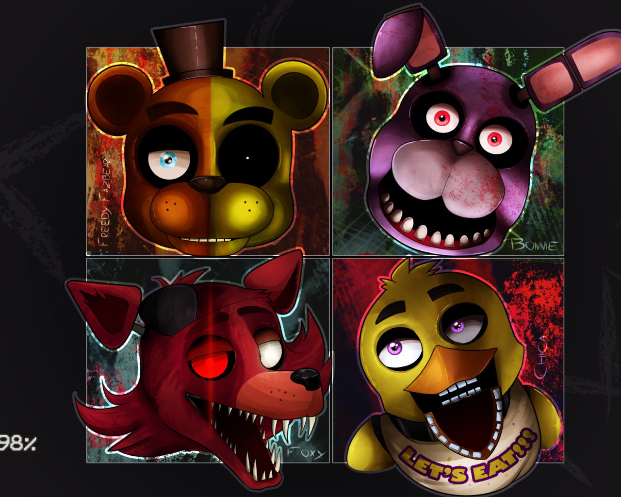 Персонажи игры Five Nights at Freddy's