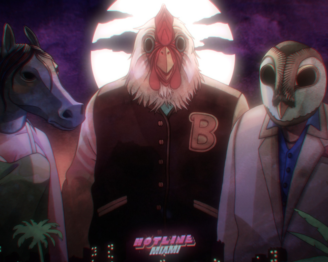 Персонажи игры Hotline Miami