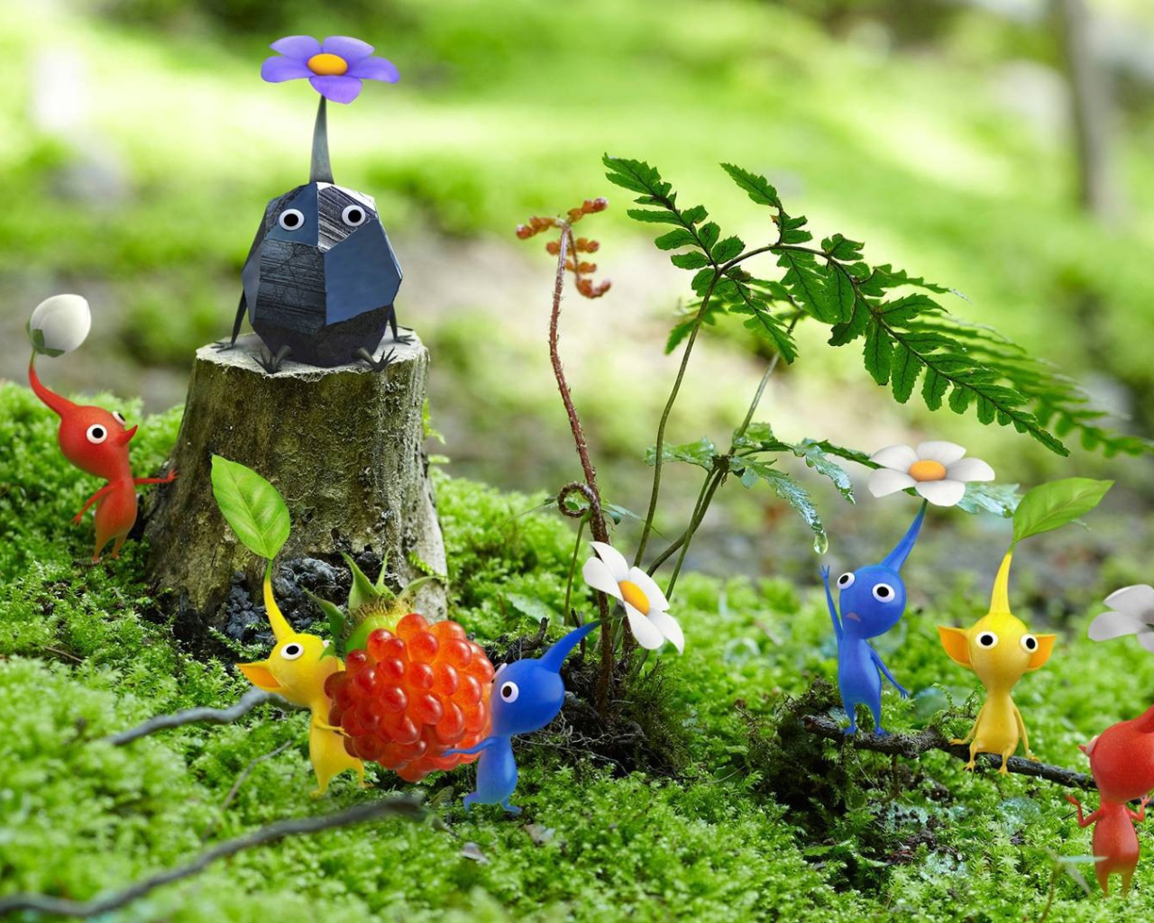 Персонажи игры Pikmin