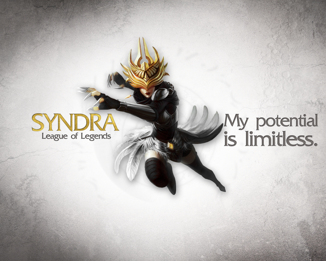 Синдра из игры Лига легенд