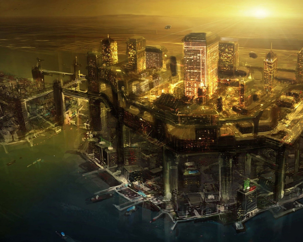 Город в игре Deus Ex Human Revolution