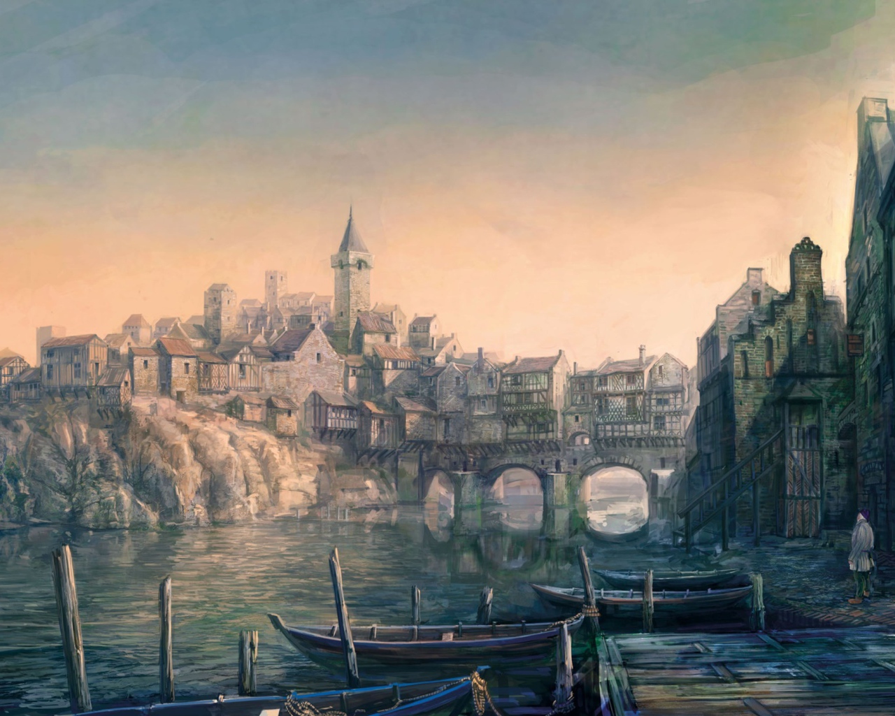 Город в игре The Witcher 3 Wild Hunt