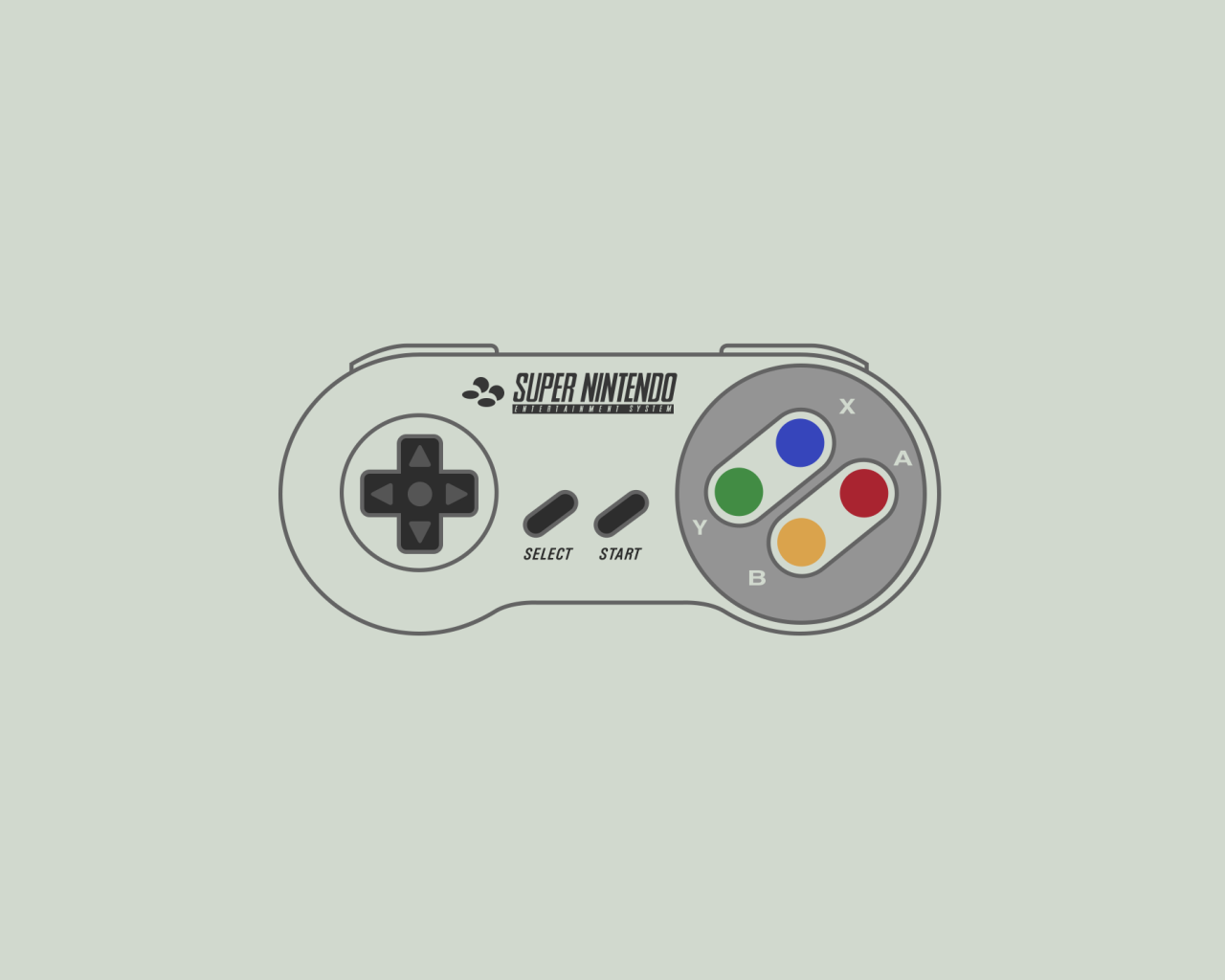 Пульт от игры Супер Nintendo