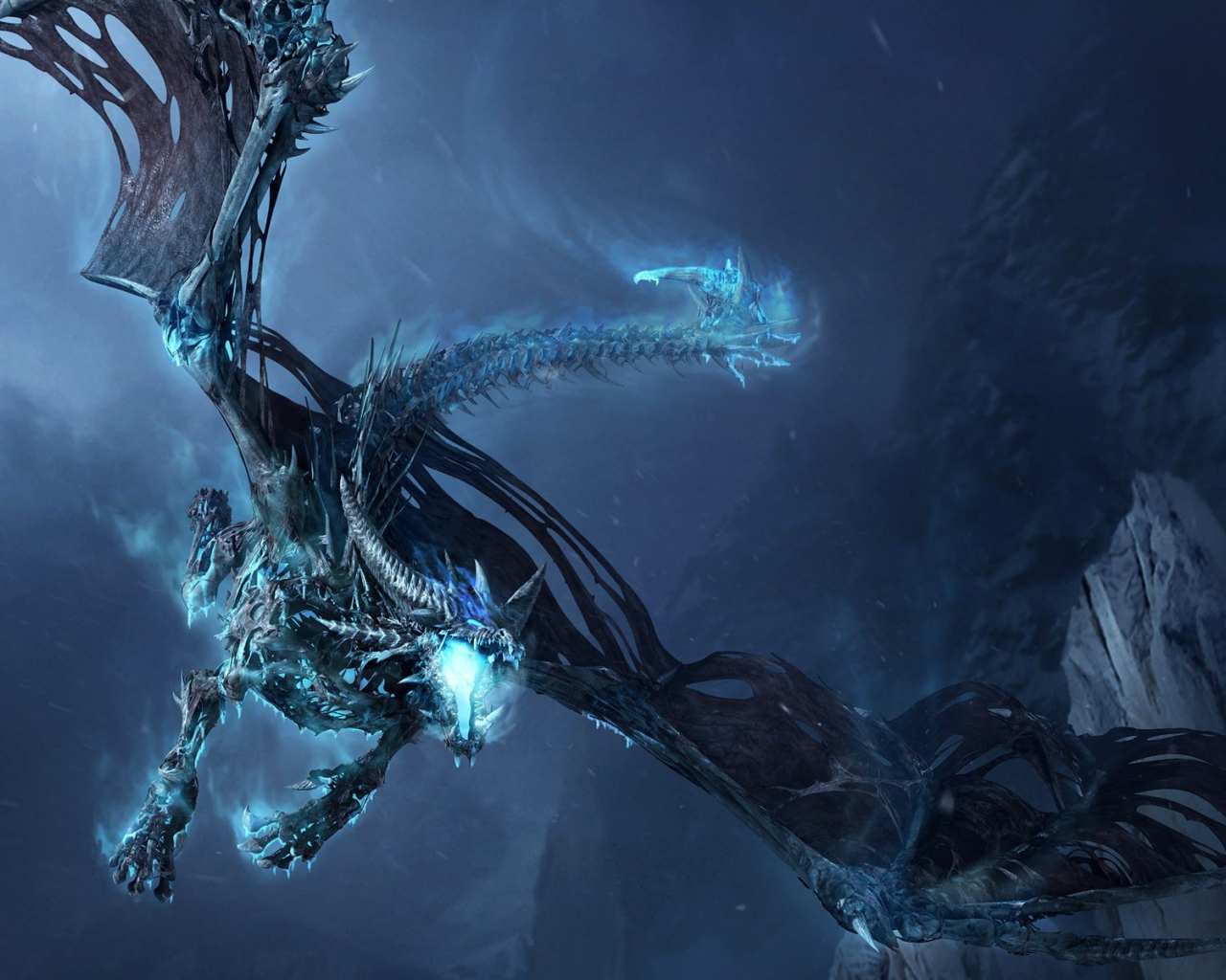 Электрический дракон из компьютерной игры