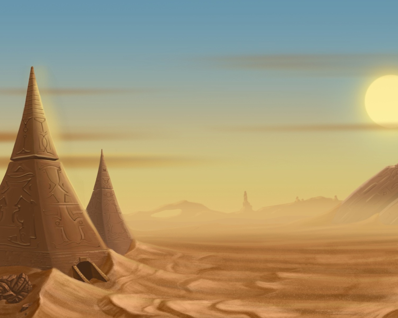 Фантастическая пустыня, игра Bejeweled 3