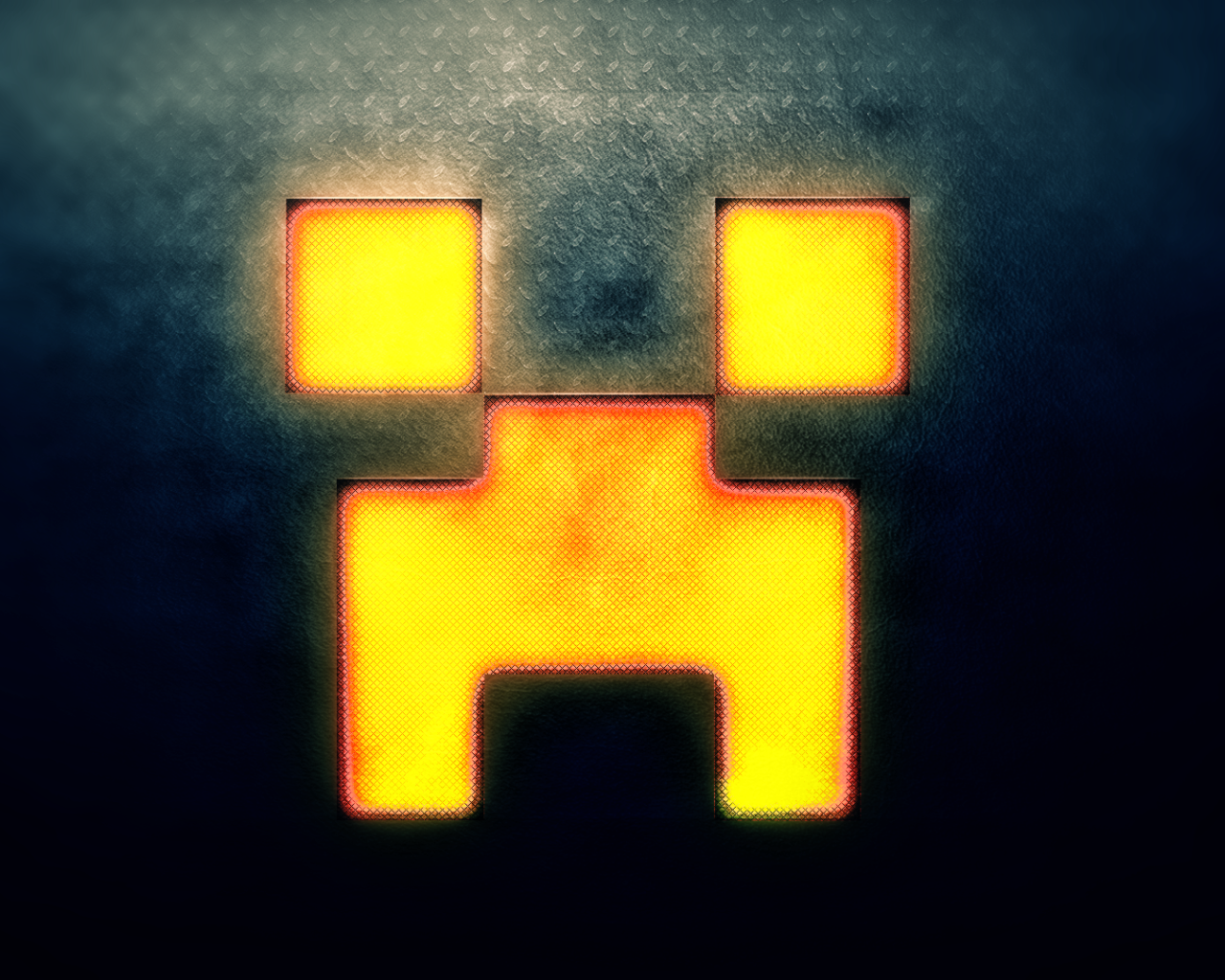 Огненная фигурка из игры Minecraft