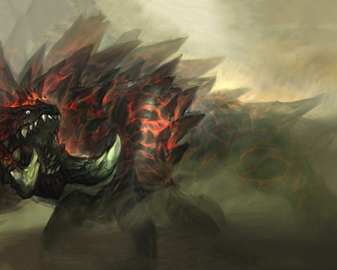 Огненный дракон, игра Monster Hunter