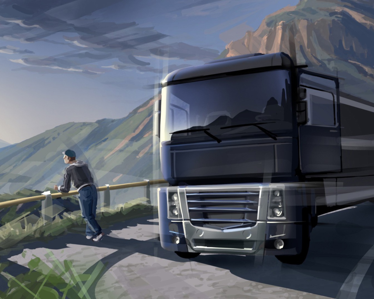 Игра Euro Truck Simulator 2