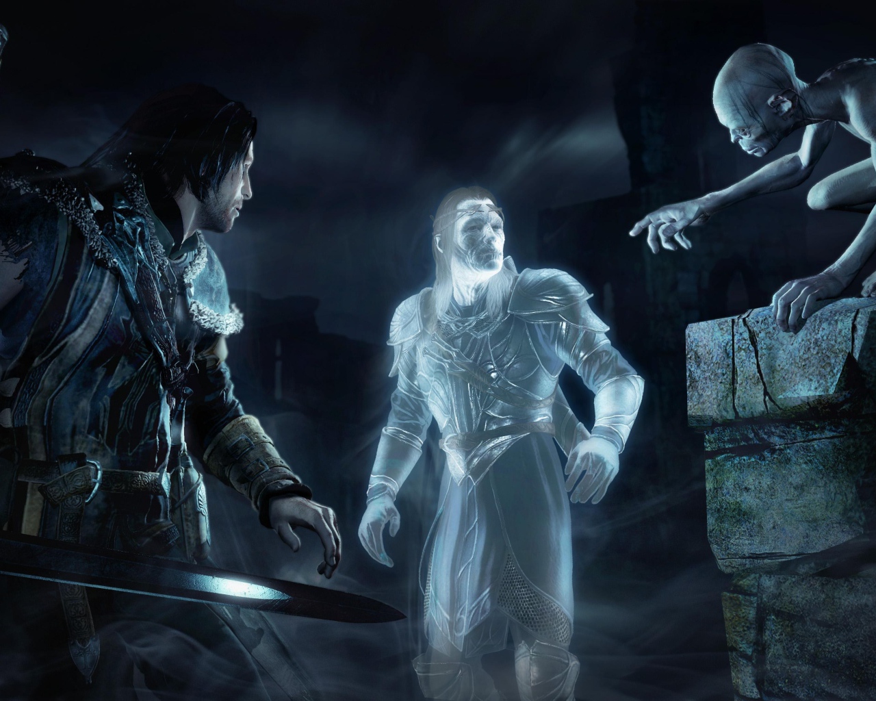 Призрак эльфа в игре Middle-earth Shadow of Mordor
