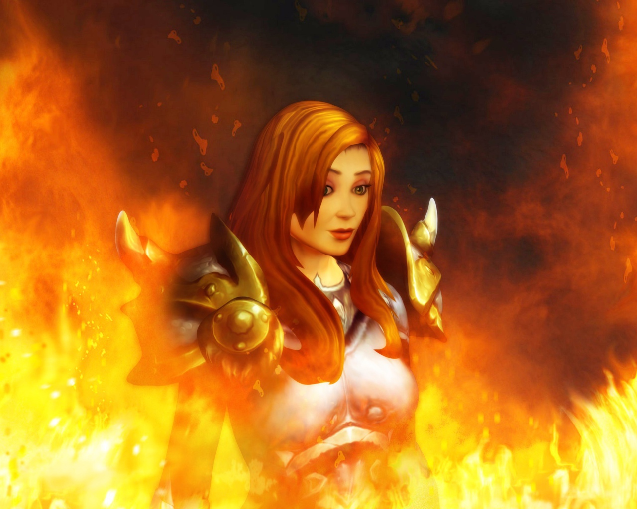 Девушка в огне, игра World of Warcraft Warlords of Draenor