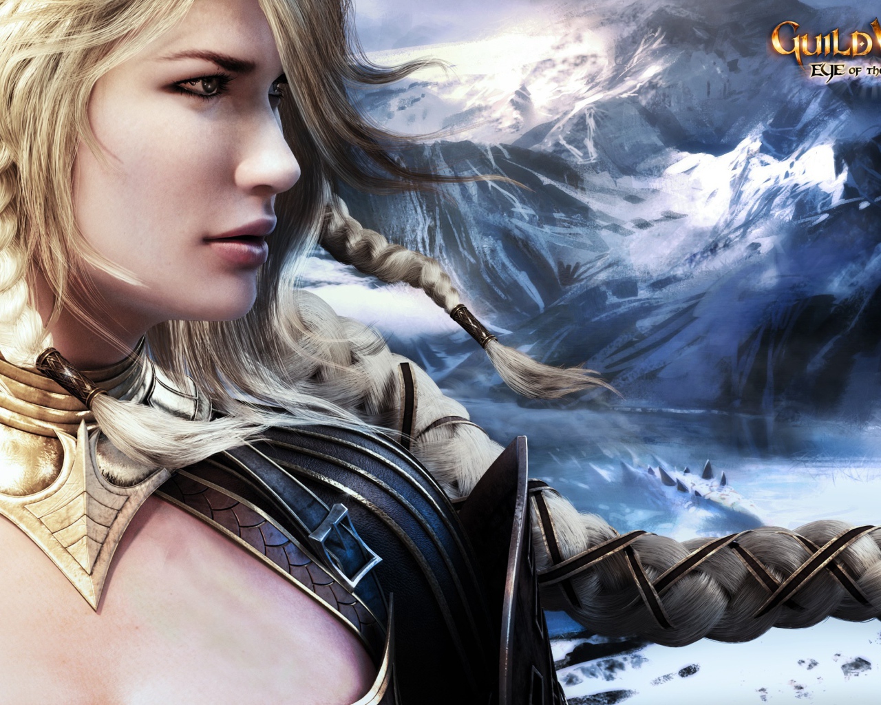 Девушка герой игры Guild Wars