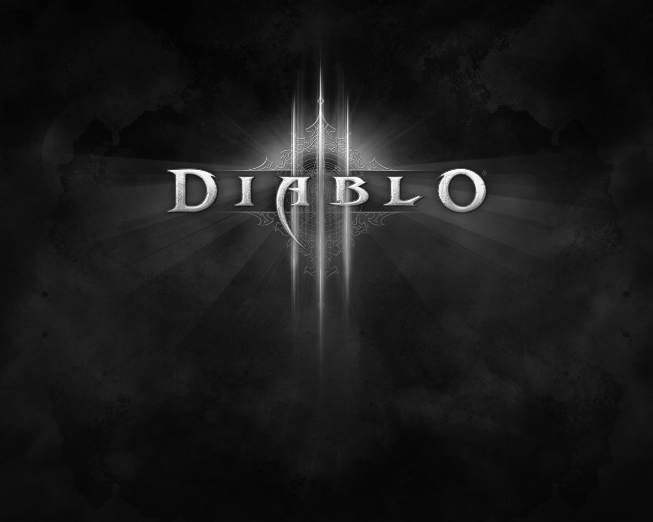 Серый фон, игра Diablo