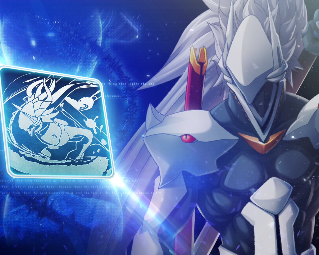 Хакумен в доспехах, игра Blazblue