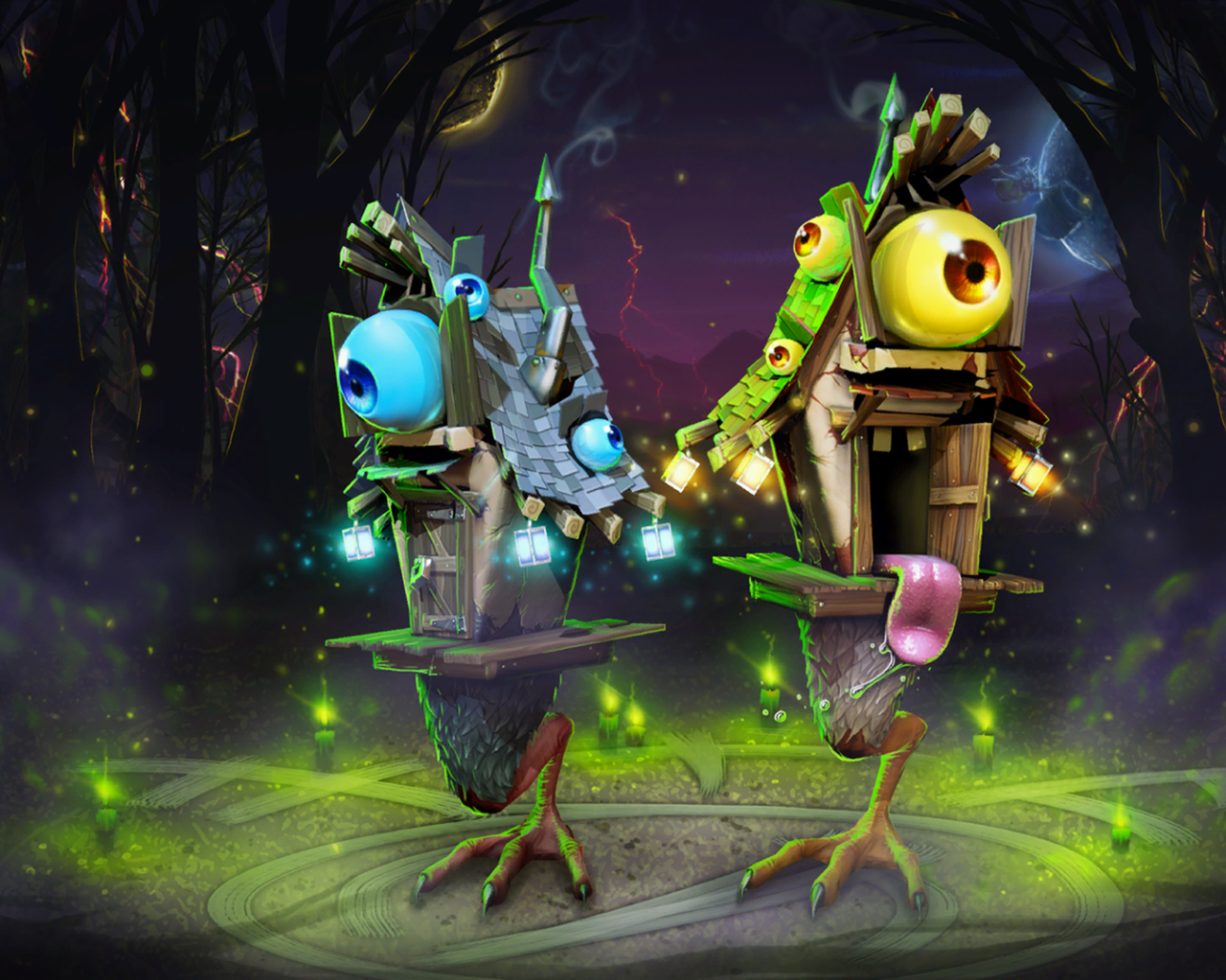 Дома на куриных ножках, игра Dota 2