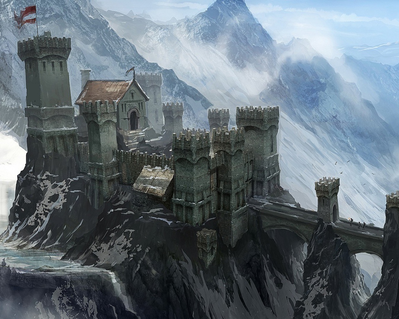 Неприступный замок в игре Dragon Age Inquisition