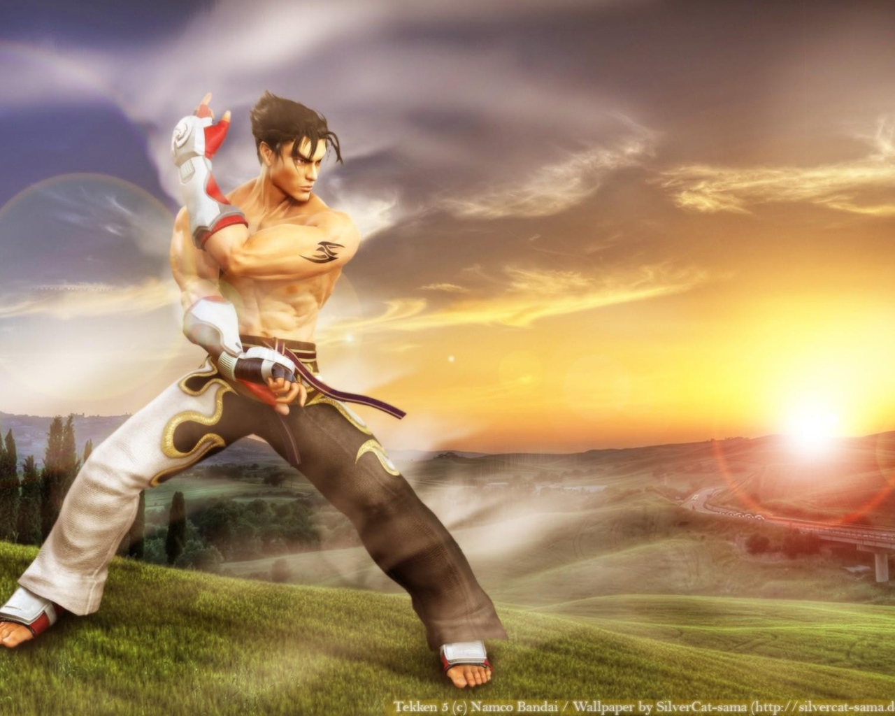 Джин Казама из игры Tekken