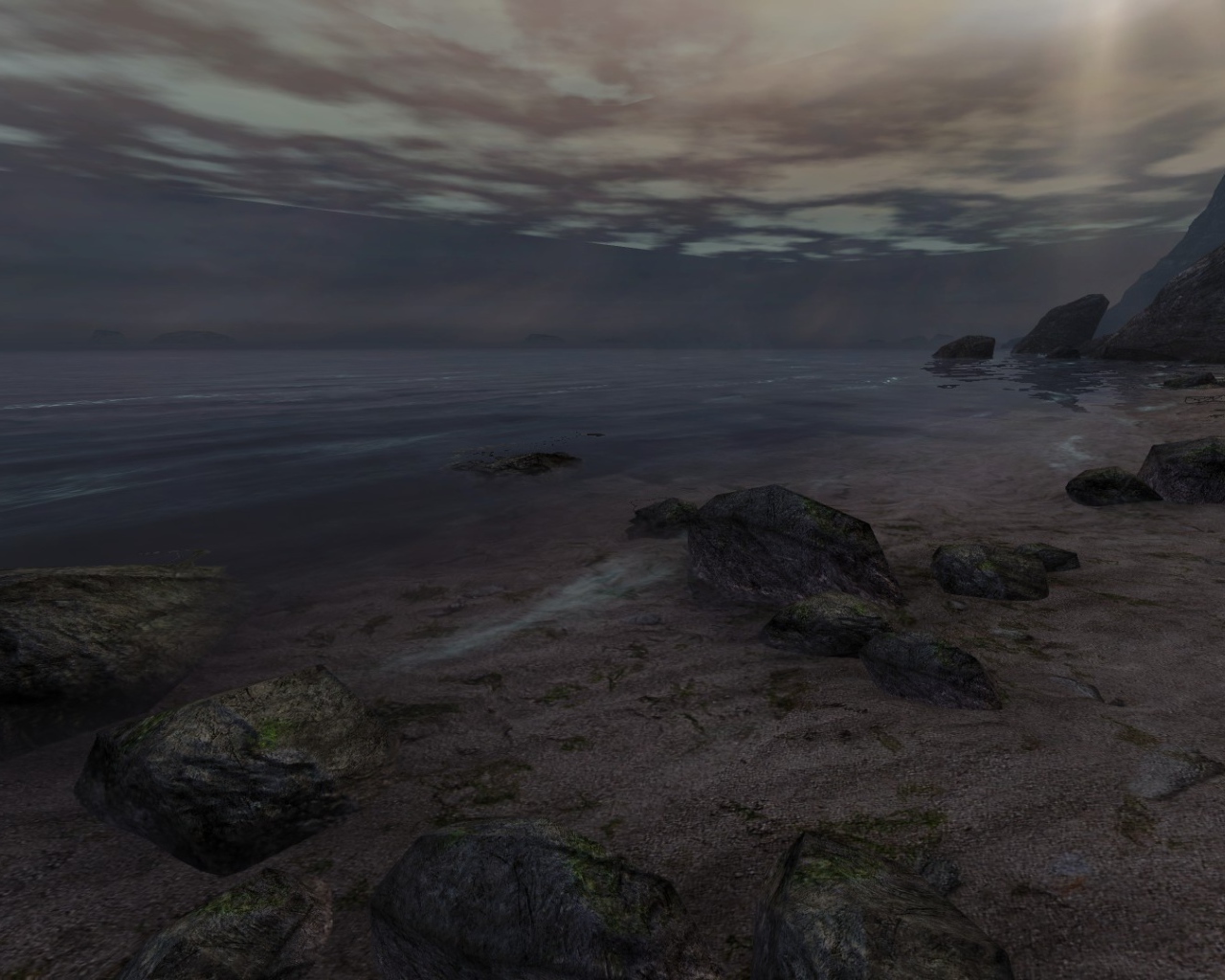 Пейзаж в игре Dear Esther