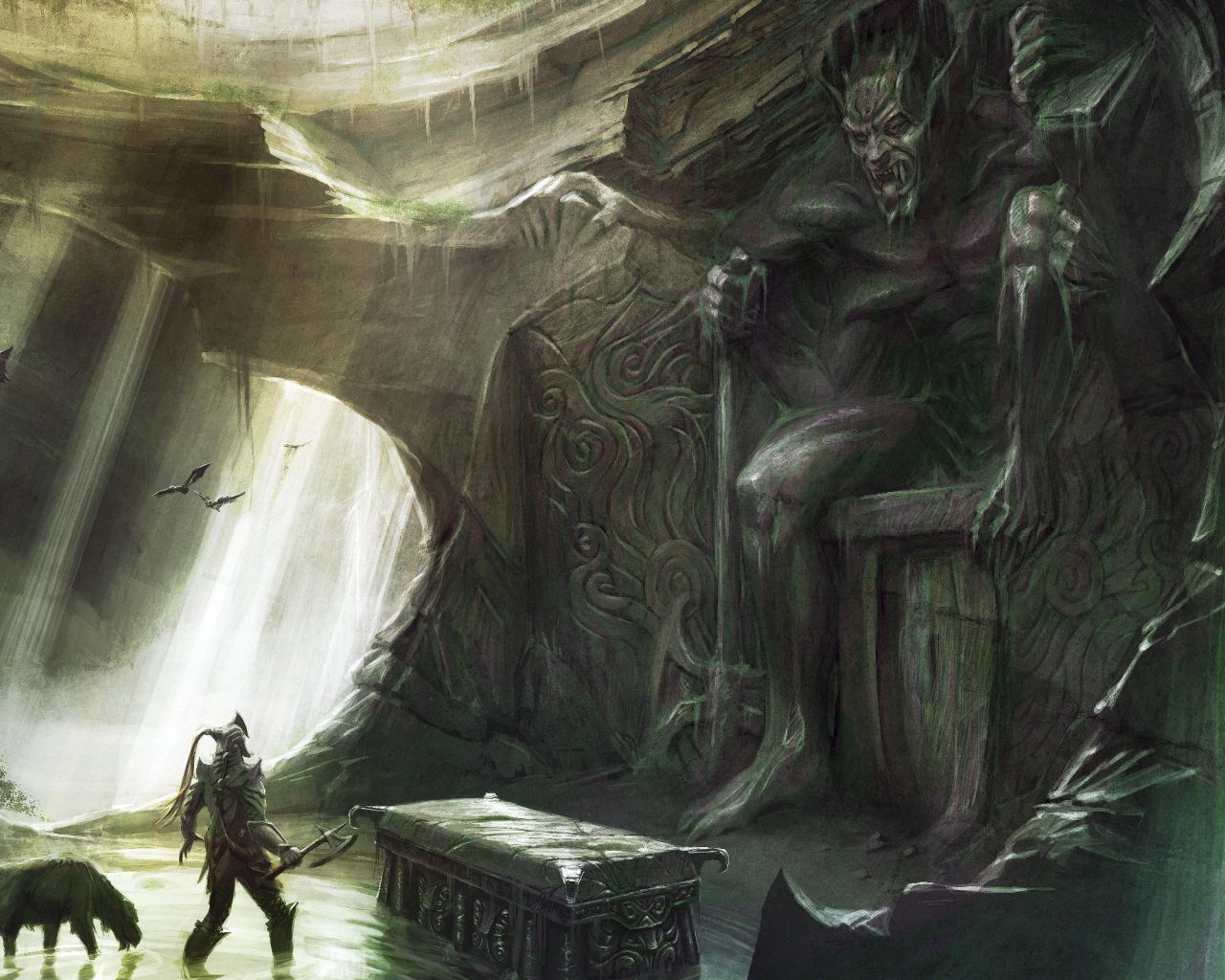 Пейзаж в игре The Elder Scrolls V Skyrim