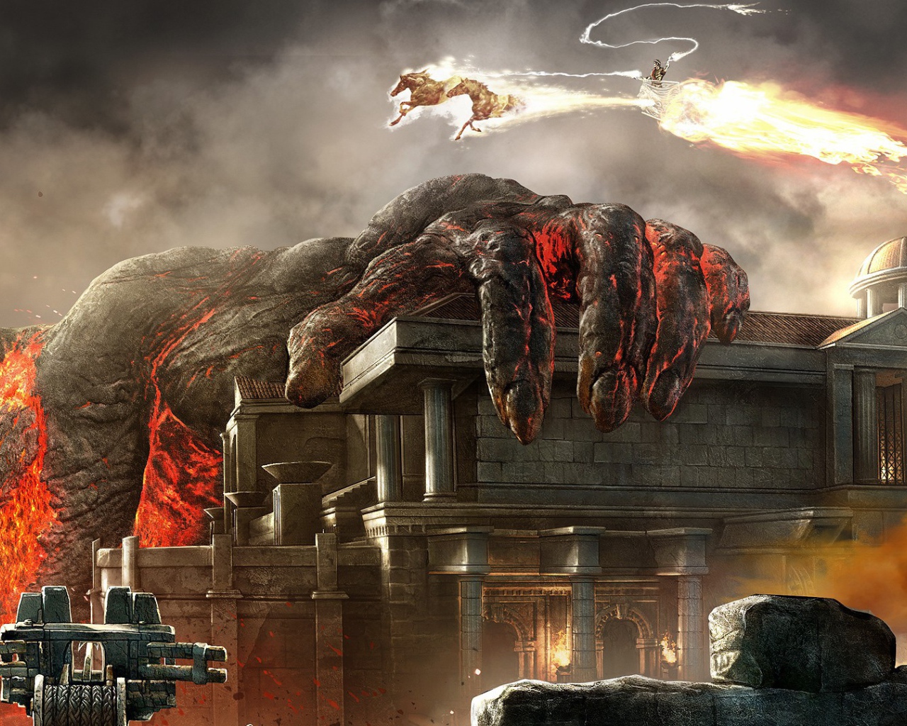 Лавовый монстр, Бог войны