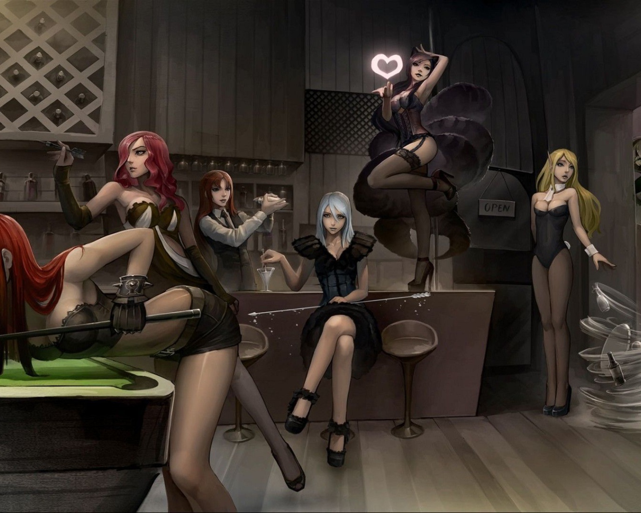 League of Legends в Баре