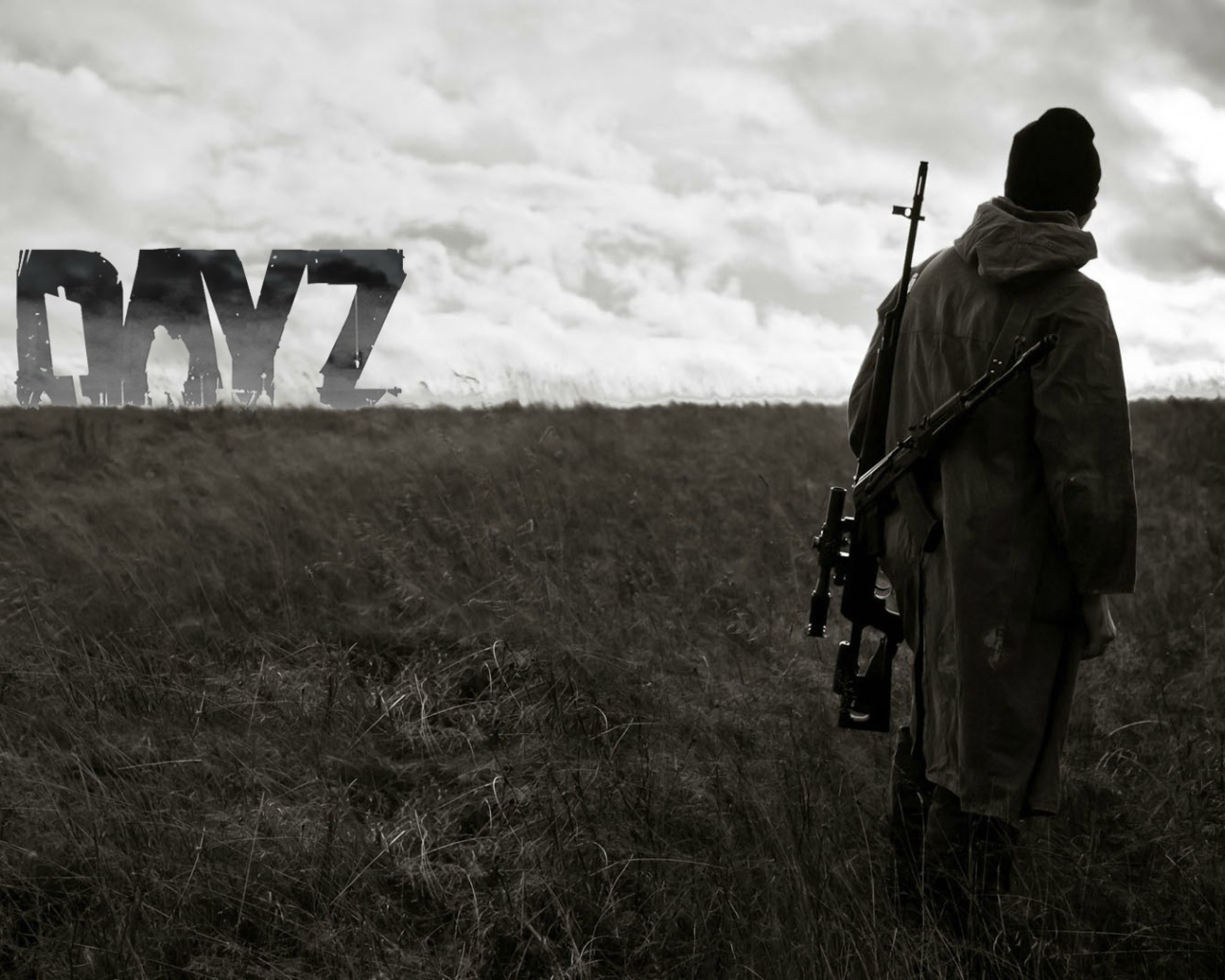 Одинокий охотник в игре DayZ