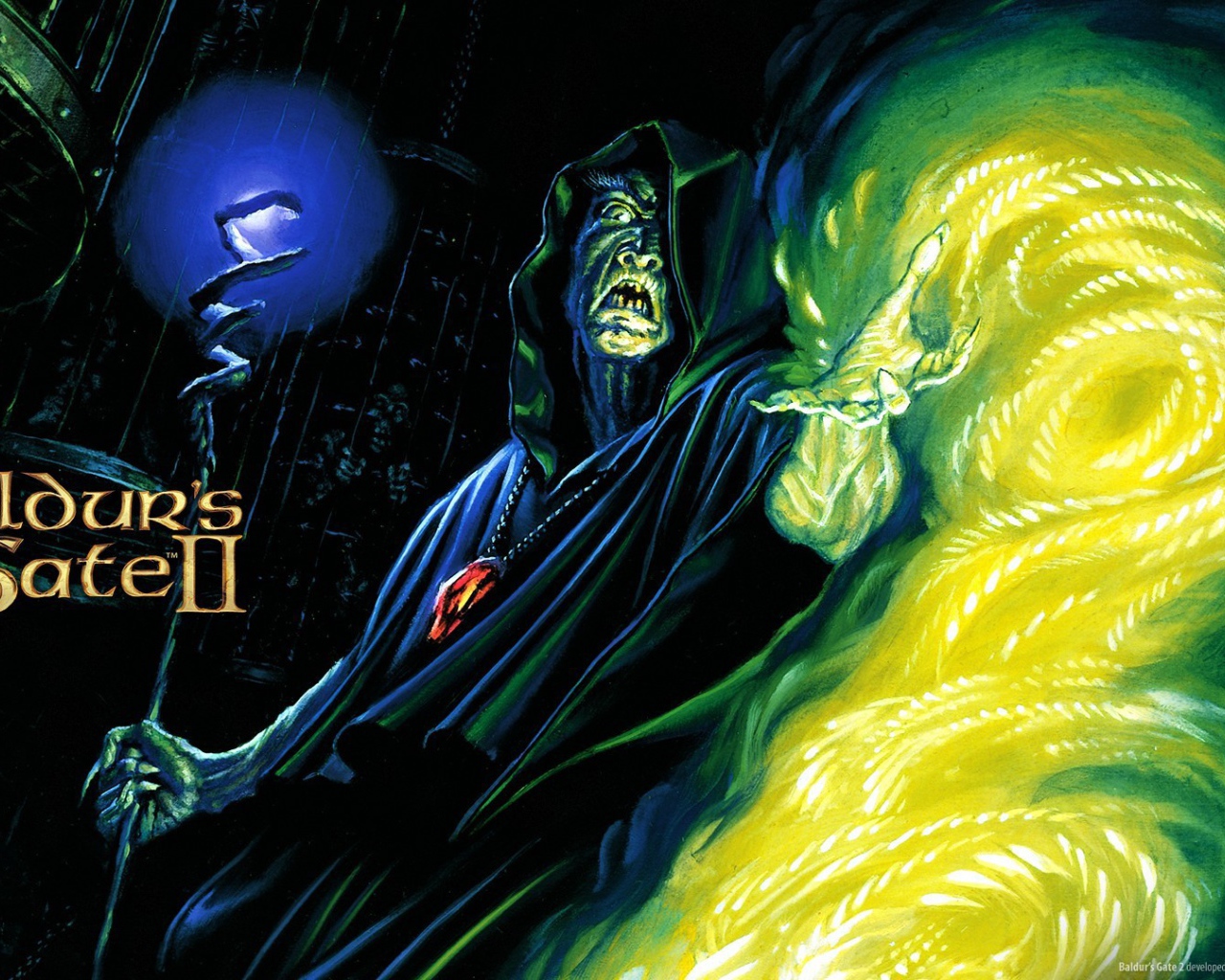 Маг из игры Baldur's Gate 2