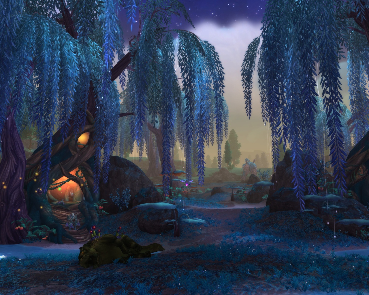 Магический лес в игре World of Warcraft Warlords of Draenor