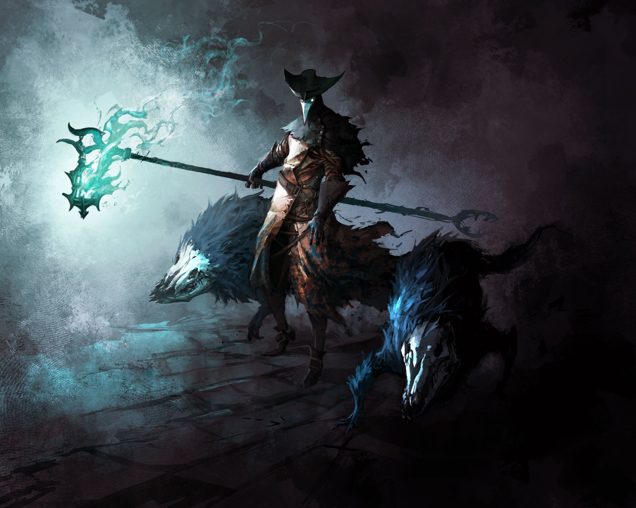 Чародей с волками в игре Castlevania Lords of Shadow