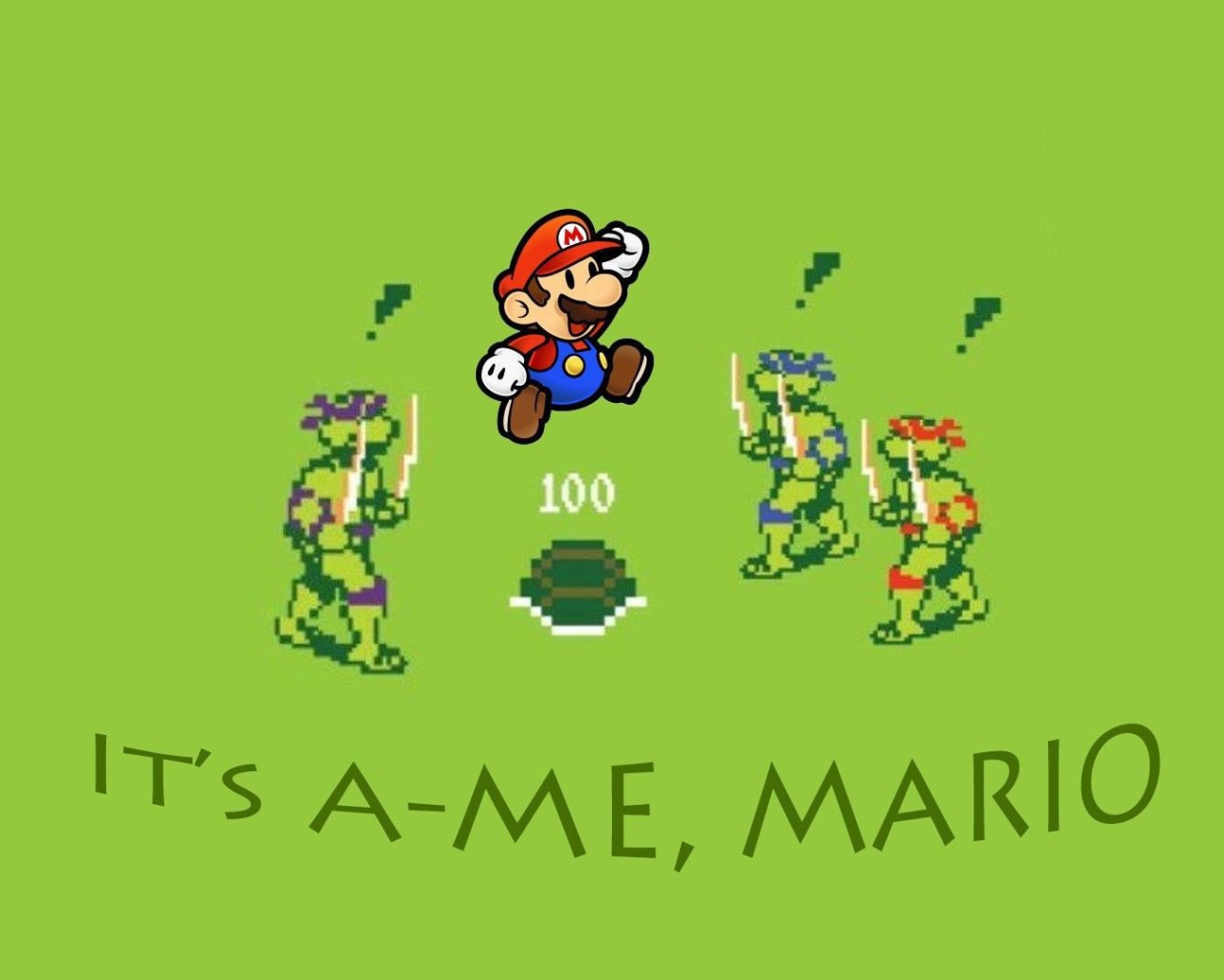 Марио против Ниндзя черепашек