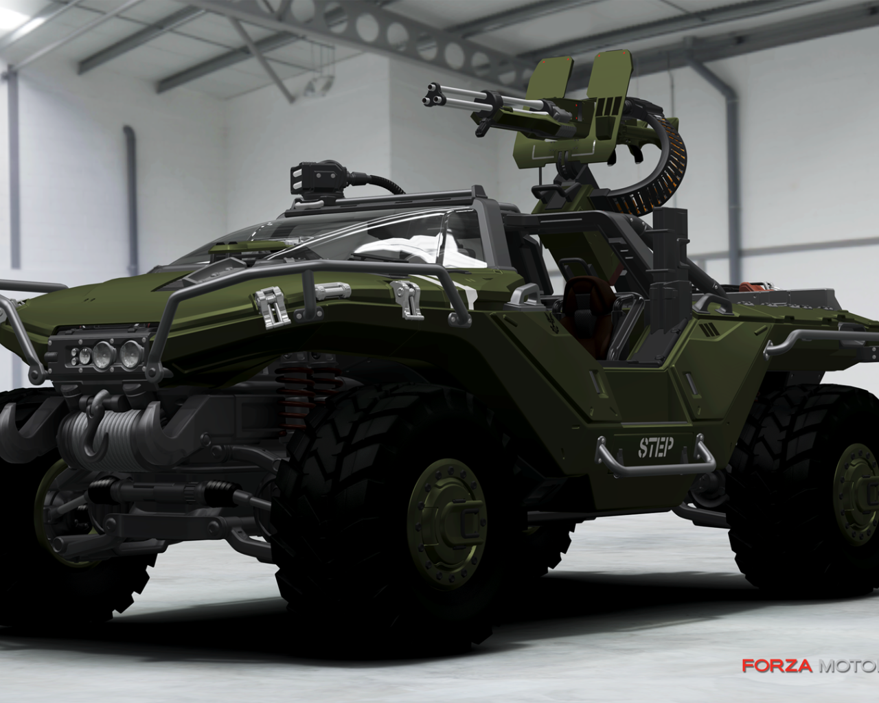 Военный автомобиль в игре Forza Motorsport