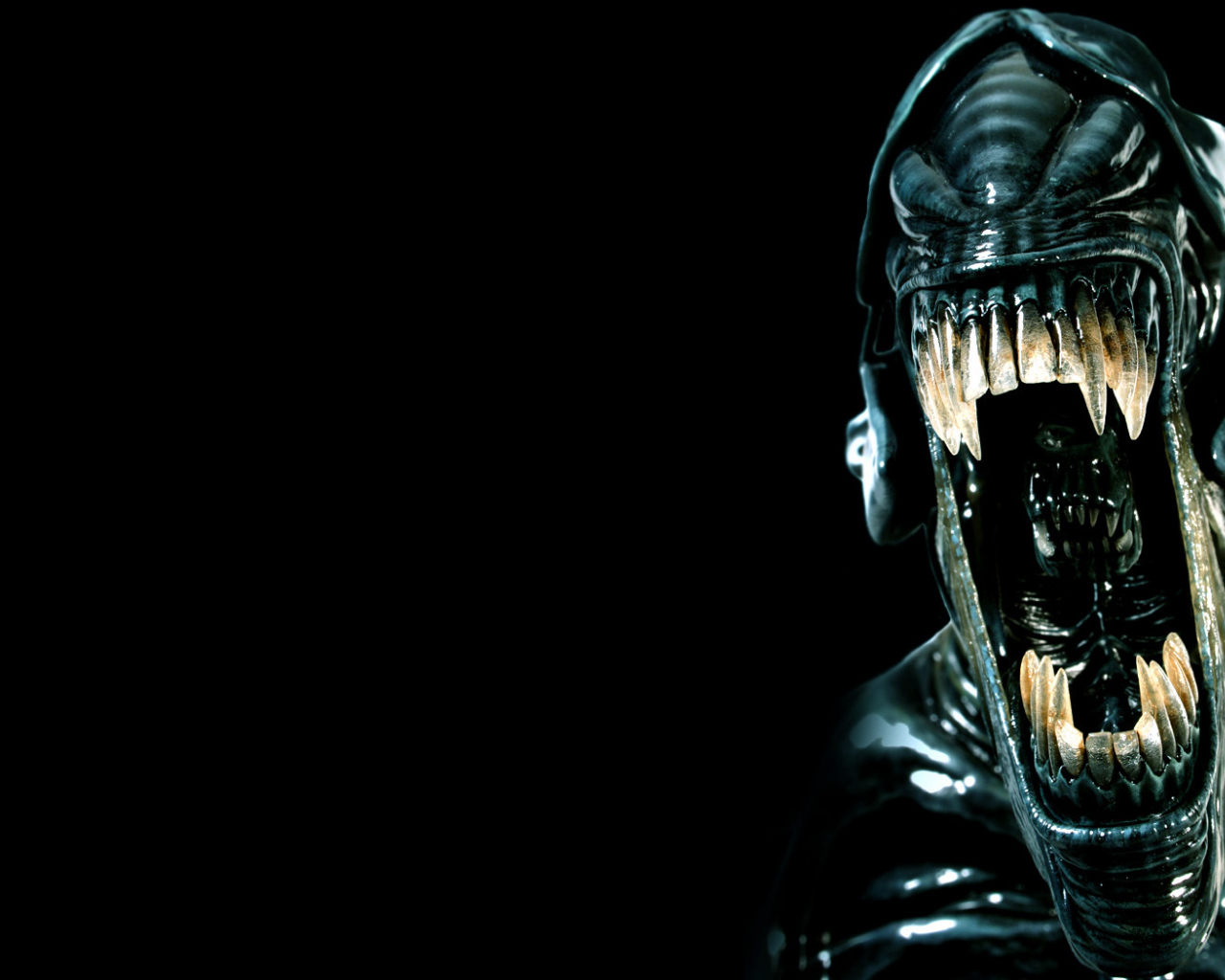 Монстр пришелец из игры Alien Isolation