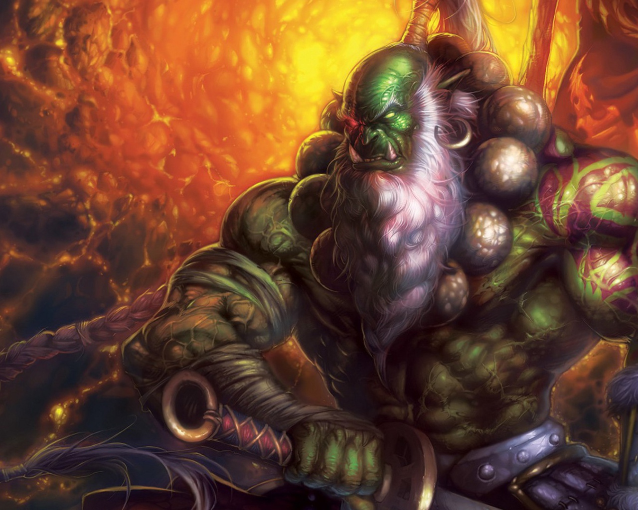 Монстр из игры Варкрафт