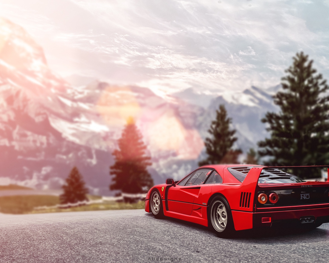 Горный пейзаж в игре Gran Turismo 6