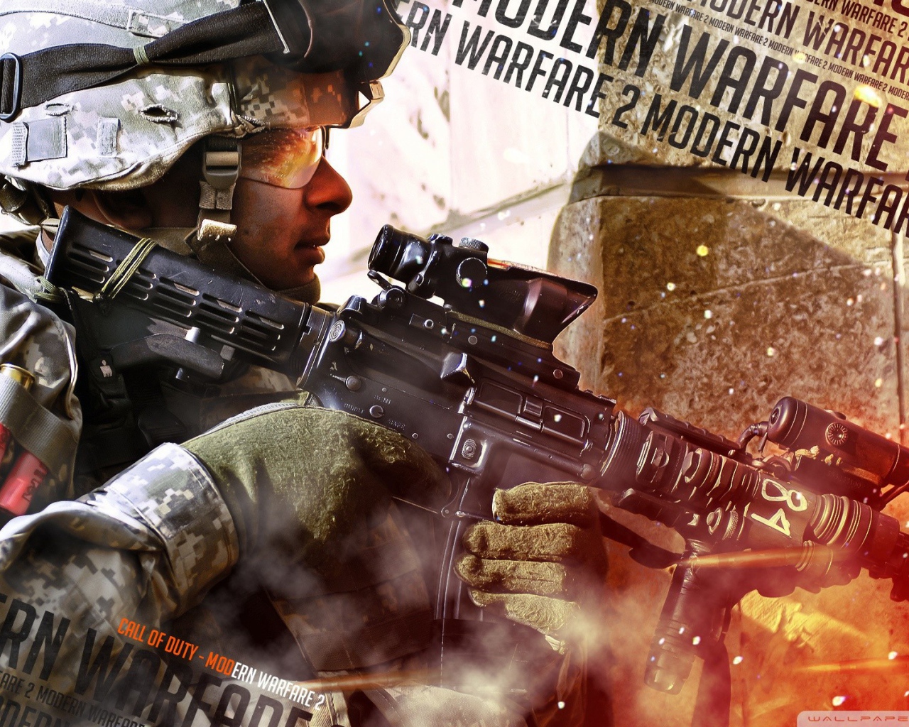 Популярная игра Call of Duty Modern Warfare 2