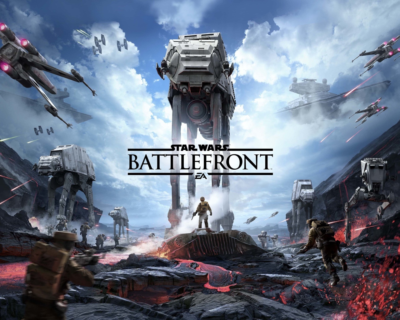Популярная игра Star Wars Battlefront