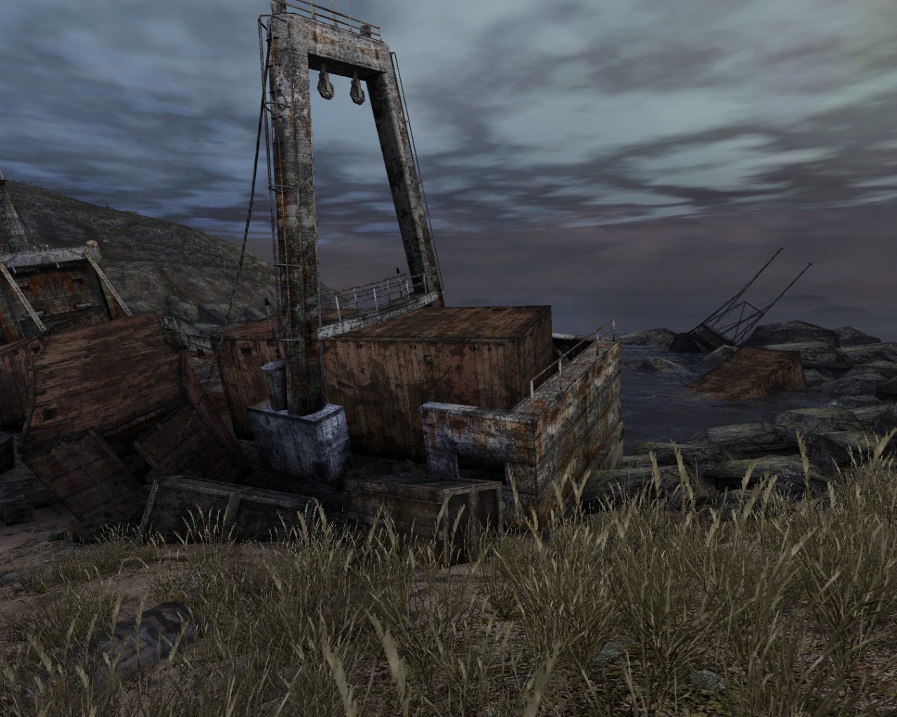 Порт в игре Dear Esther