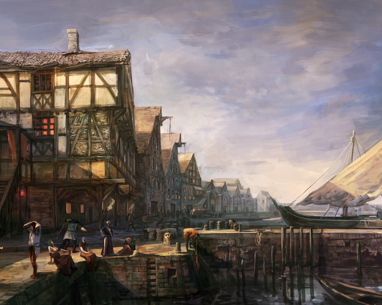 Порт в игре The Witcher 3 Wild Hunt